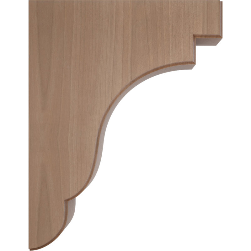Support Bedford, Cerisier, 5,25 po X P 8,5 po X P 11 po H