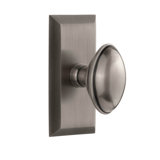 Grandeur Concealed Screw Mechanism Oval Knob with Rectangle Rosette