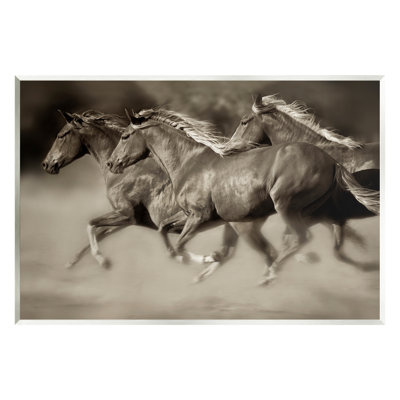 " Galloping Horse Herd Trotting Wild Animal " by Lisa Dearing