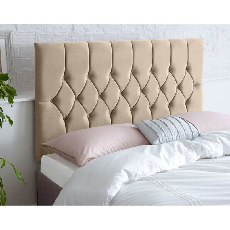 Linda Upholstered Headboard, Coffee, Small Single (2'6)