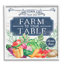 «Farm To Table Crops On Wood» par Mollie B., impression-93873246