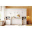 Lit escamotable mural avec placard, tiroirs et tablettes Murphy