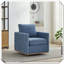 Fauteuil carré pivotant rembourré 360 degrés-1094357285