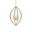 4 - Light Glass LED Chandelier
