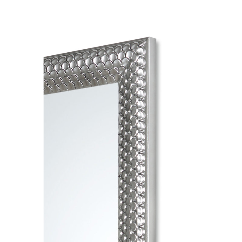 Kneeland Solid Wood Flat Wall Mirror