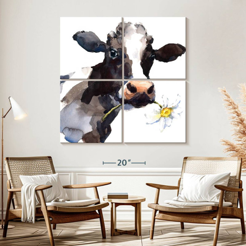 Brampt Daisy Cow, 57" H x 57" W
