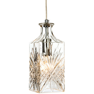 Decanter 1 - Light Chrome Single Pendant