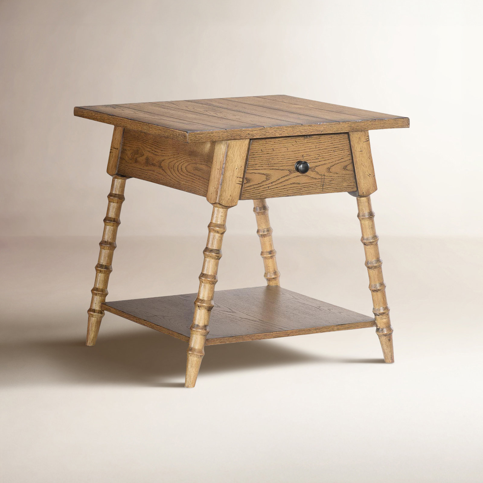Country Living 24" End Table, Brown
