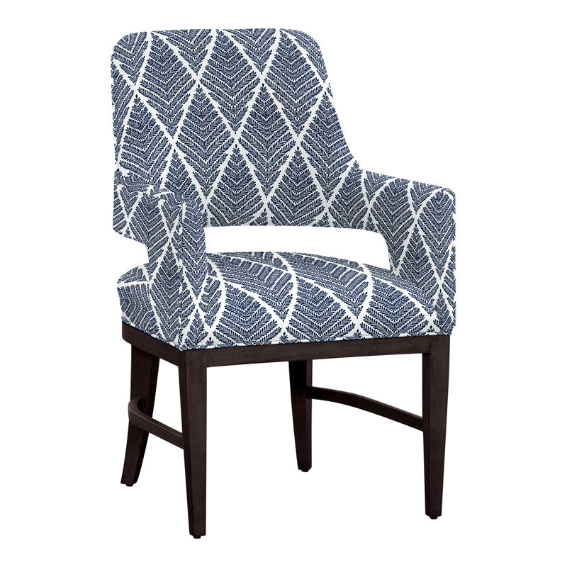 Chaise avec accoudoirs Josie, Espresso, Perigold Emmeline Lapis
