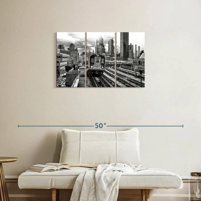 Mehar Line 7 Subway, 20" H x 33" W