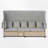 45.33" Wide Wicker Outdoor Patio Daybed With Canopy-1433556469