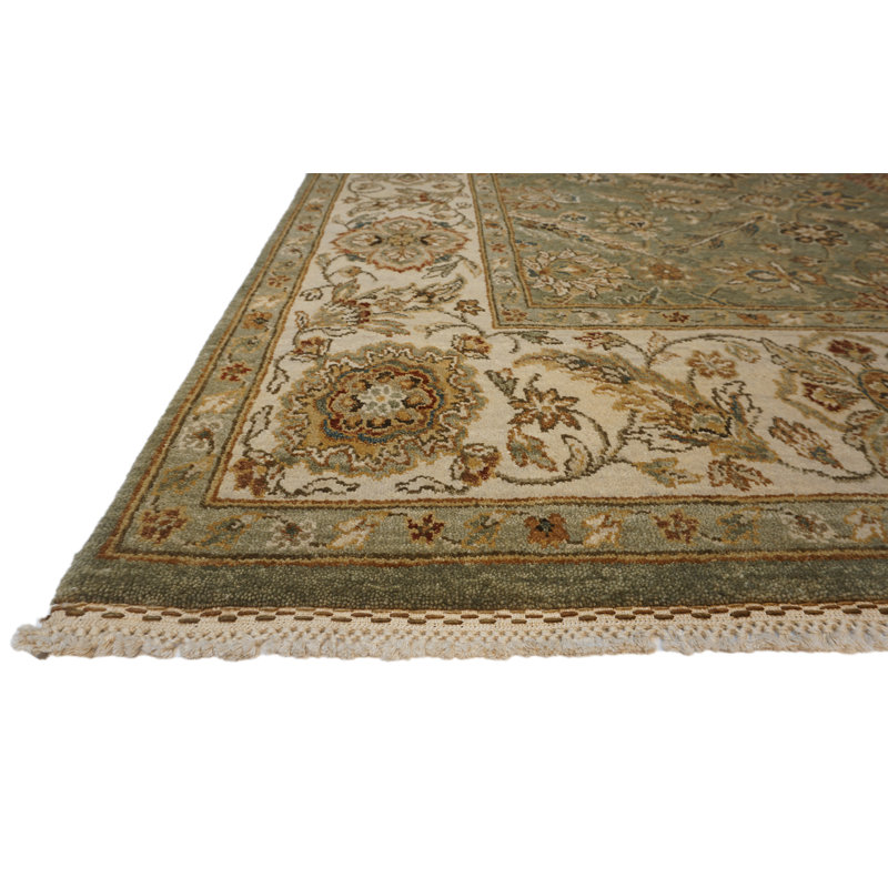 Sovereign Hand Knotted Wool Area Rug, Rectangle 6' x 9'