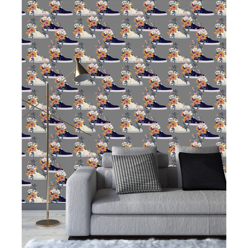 Carreau de papier peint l 25 po, L 2,08 pi x L 10,42 pi