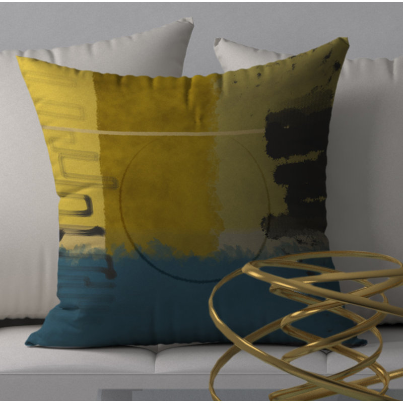 Reversible Throw Pillow, 24" x 24"