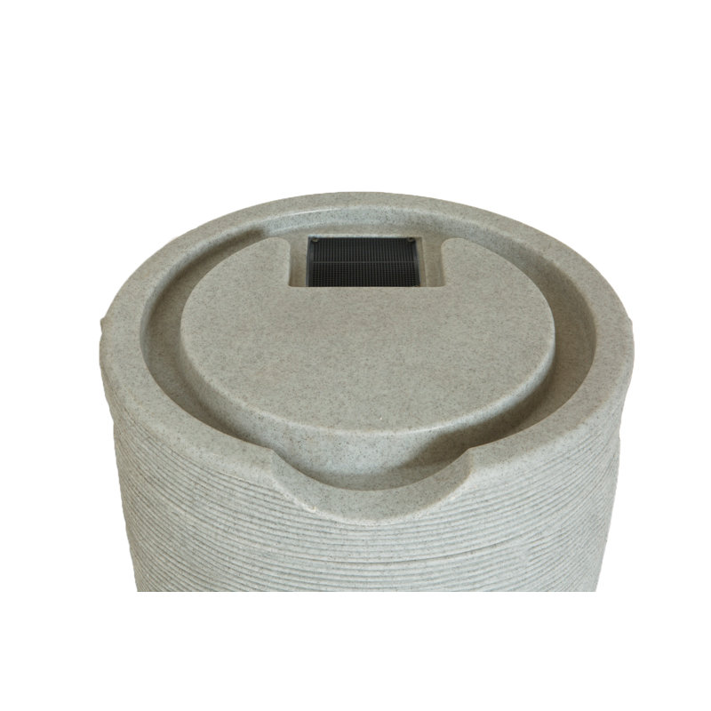 Baril de pluie 50 gallons Impressions Stone, Grès