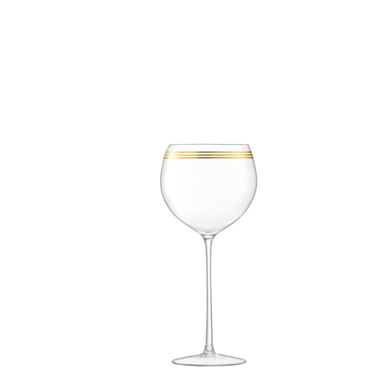 Deco Glass Wine Glass