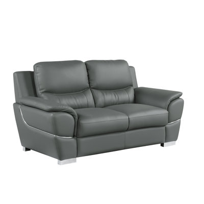 Genuine Leather Loveseat