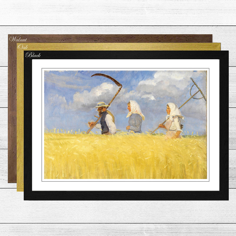 Anna Ancher - Single Picture Frame Painting, Black