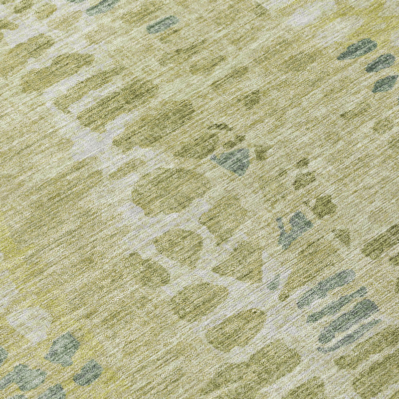 Machine Washable Indoor/Outdoor Chantille ACN2382 Circles Rug, Rectangle 2'6" x 3'10"