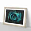 A Teal Rose - Single Picture Frame Print on MDF-56866842-56866837