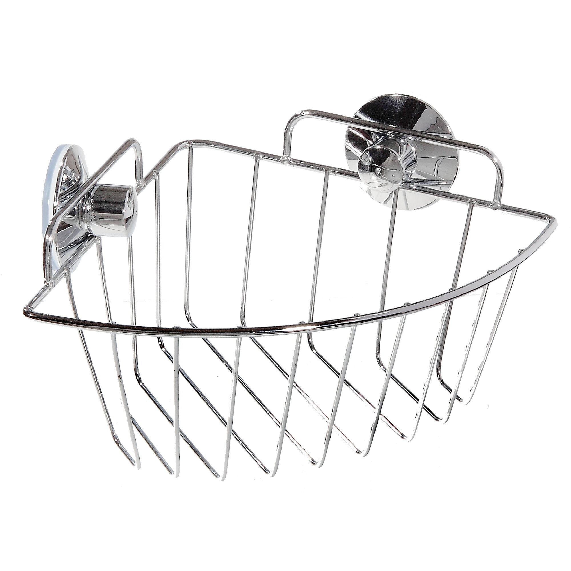 Rebrilliant Ledbetter Suction Stainless Steel Shower Basket & Reviews
