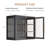 Kitchen Wall Cabinet Set, Glass Doors-113452241