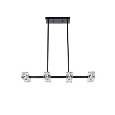 Luminaire suspendu pour îlot de cuisine 8 lumières Yil