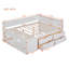 Lit de jour pratique avec tiroirs et tablettes pour un usage domestique polyvalent, idéal pour le rangement dans la chambre à coucher et le confort-1216608247-1216608246