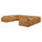 Restore 162" Wide Faux leather Symmetrical Modular Corner Sectional