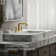 Occasion Sink with Straight Design Single Hole Bathroom Faucet with Drain Assembly