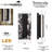 Hokku Designs Lovettsville - 1 Light Outdoor LED Wall Mount In Sand Coal Finish-1174002912-1174002914