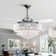 42" Lucan 3 - Blade Smart Ceiling Fan With 3CCT Dimmable LED Lights And Remote Control, Compatible with Alexa/Google