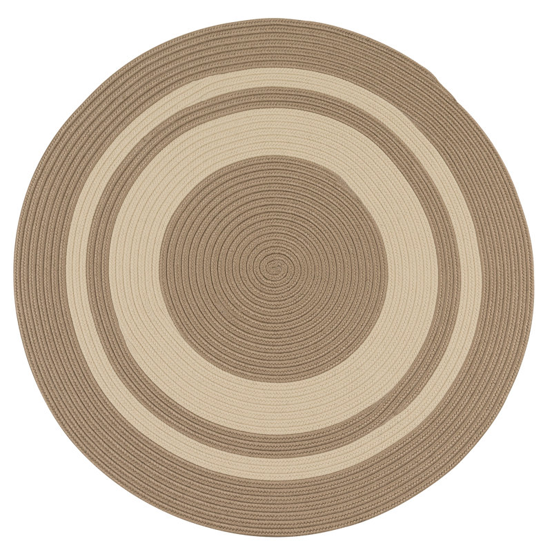 Tapis intérieur / extérieur Don - Sable, Rond 7 pi