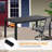 Chisom Rectangular Steel Outdoor Dining Table , 35.23 " W 63.38 " D-1704920481
