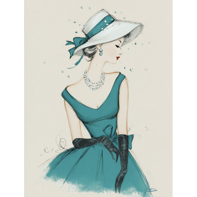 Elegant Grace Wrapped Canvas Wall Art, 24" H x 16" W