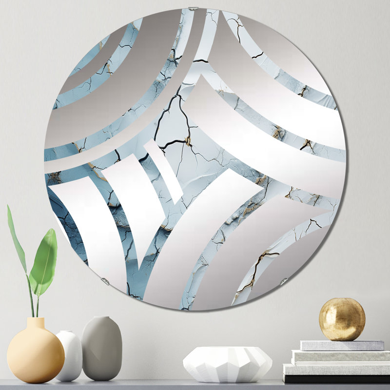 Alekh - Centre Wave Decorative Mirror, 31.4" x 31.4"