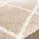 Tapis beige / ivoire à motif géométrique Amhold