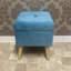 Bourquin 33Cm Velvet Square Footstool-1052378194
