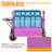 3-in-1 Collapsible Wagon Converts to Bench Convertible Folding Wagon Cart with Rear-Mounted Folding Tabletop, 500lbs Heavy-Duty, 180L Capacity for Camping, Beach, Garden, Fishing-Purple-136128579