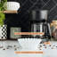 Filtres à café 4 à 6 tasses, style panier junior, papier blanc, filtre à café sans chlore