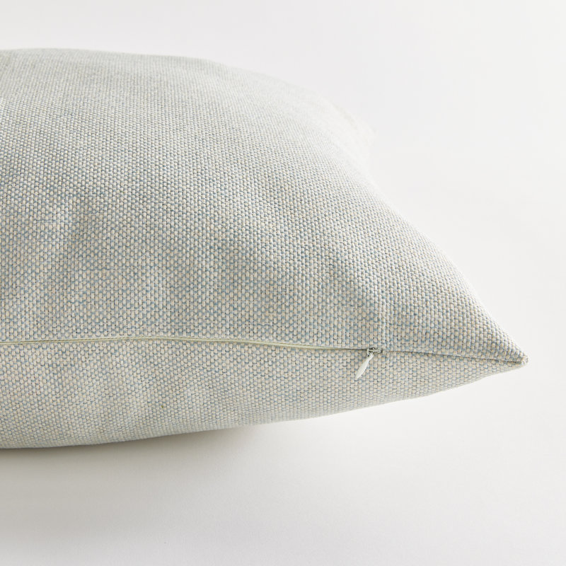 Coussin d'extérieur carré 20 po Sylvie, Bleu