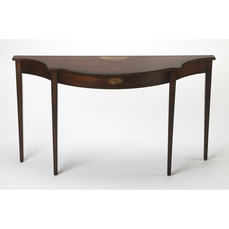 Chester Console Table, 32" H x 54" W x 15" D, Dark Cherry