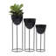 Ensemble de cache-pots en fer 3 pièces