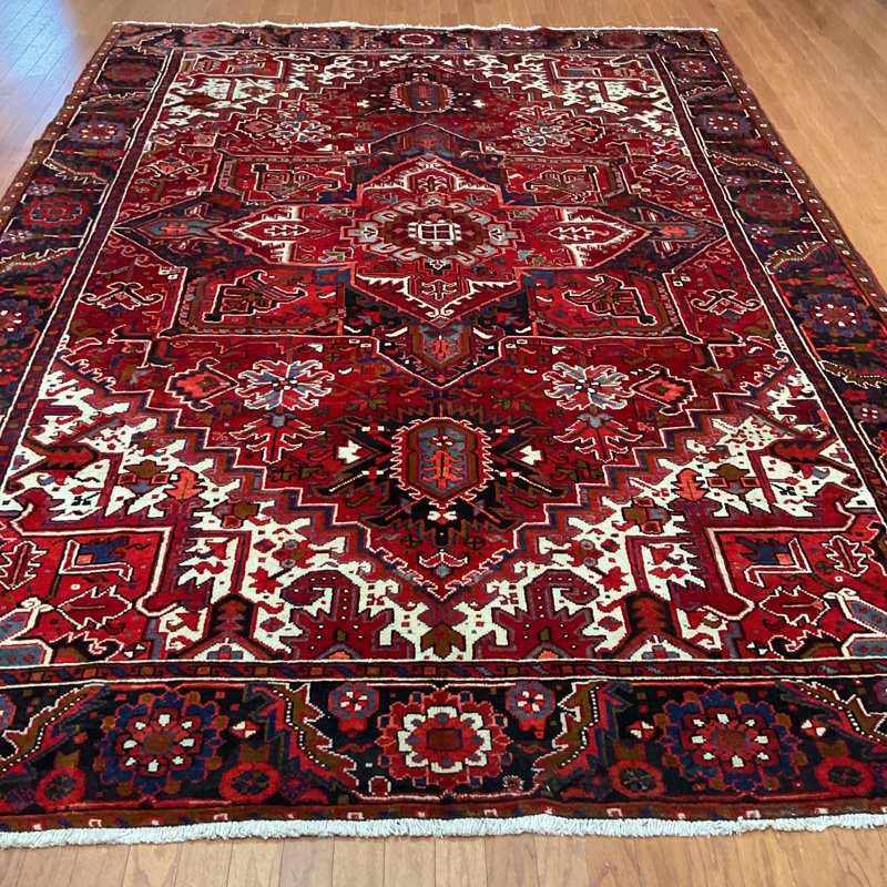 HERAT ORIENTAL Handmade Heriz Wool Rug