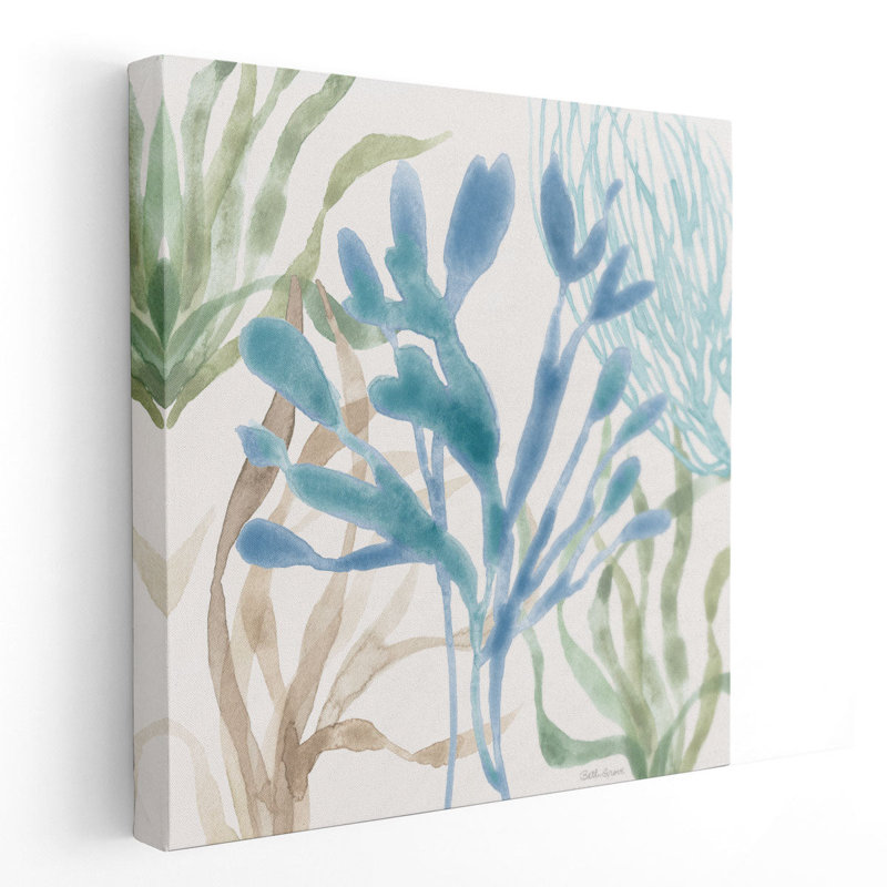 Soft Shores IX - reproduction d'art sur toile, H 16 po x l 16 po