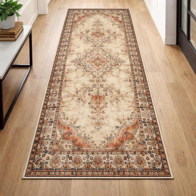 Oriental Machine Tufted Shag Area Rug, Rectangle 80 x 150 cm