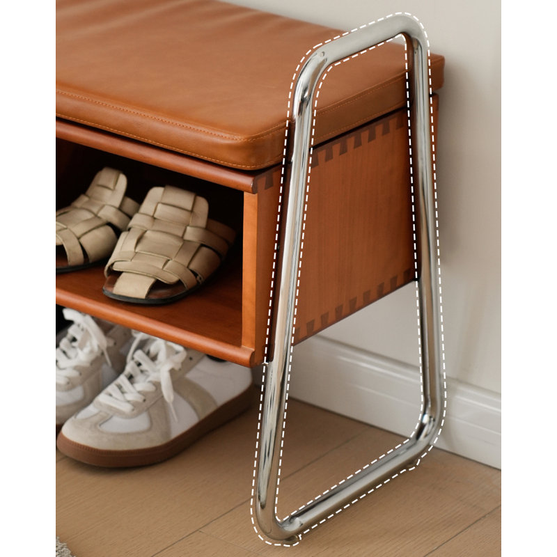 Banc de rangement Mid-Century