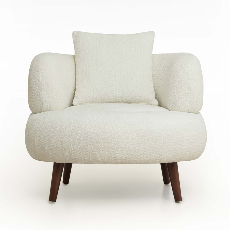 Fauteuil seau avec repose-pieds Nordic