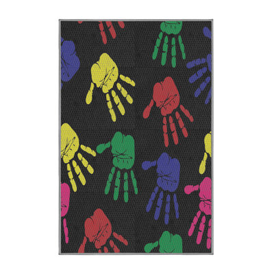 Noir/rouge/vert Tapis décoratif Dehner