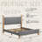 Natural Log Style Solid Wood Post Bed-122808976-118736347